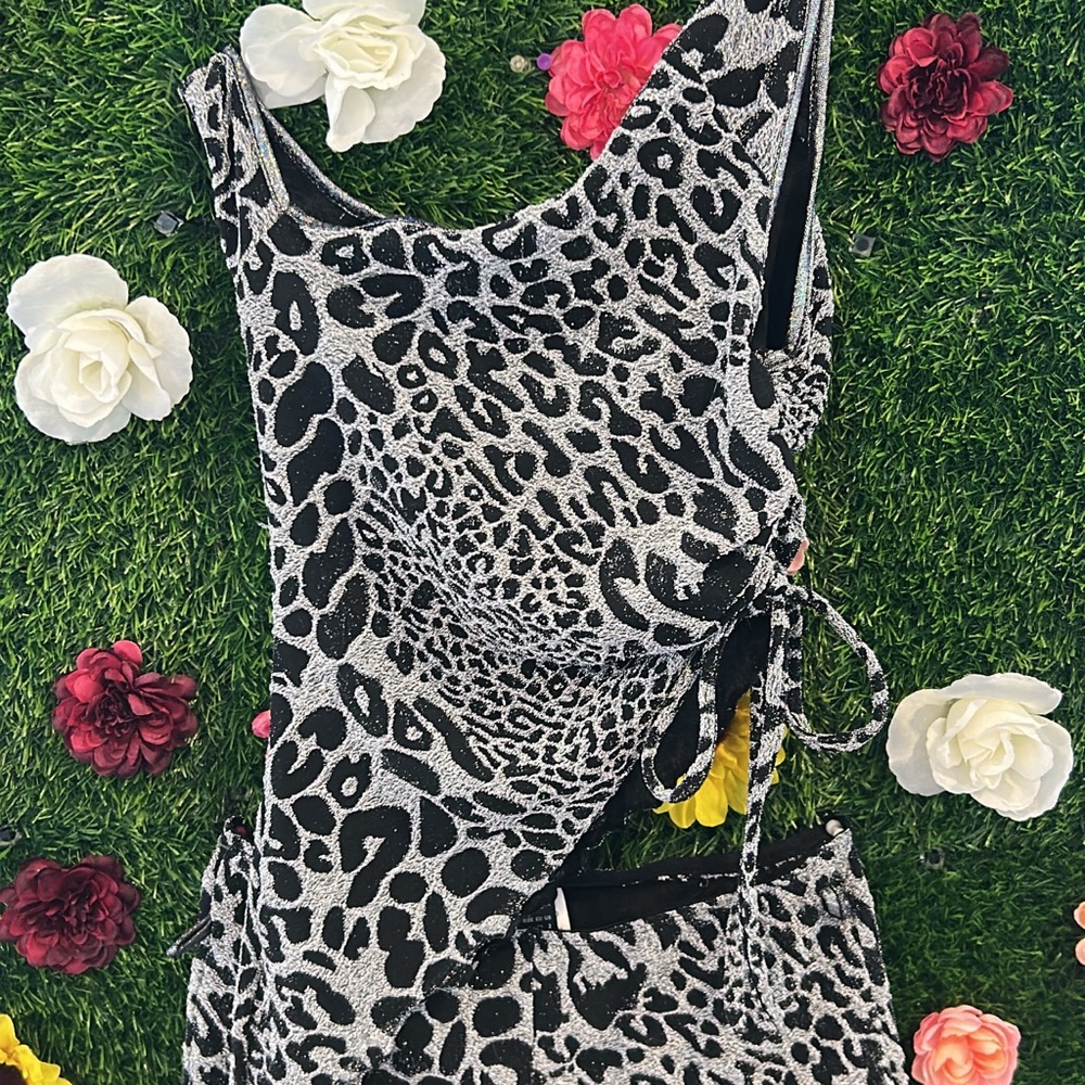 Leopard Print Sleeveless Dress